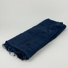 Load image into Gallery viewer, Lightweight Synthetic Fabric - Navy Small Diamonds