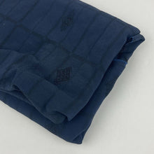 Load image into Gallery viewer, Lightweight Synthetic Fabric - Navy Small Diamonds