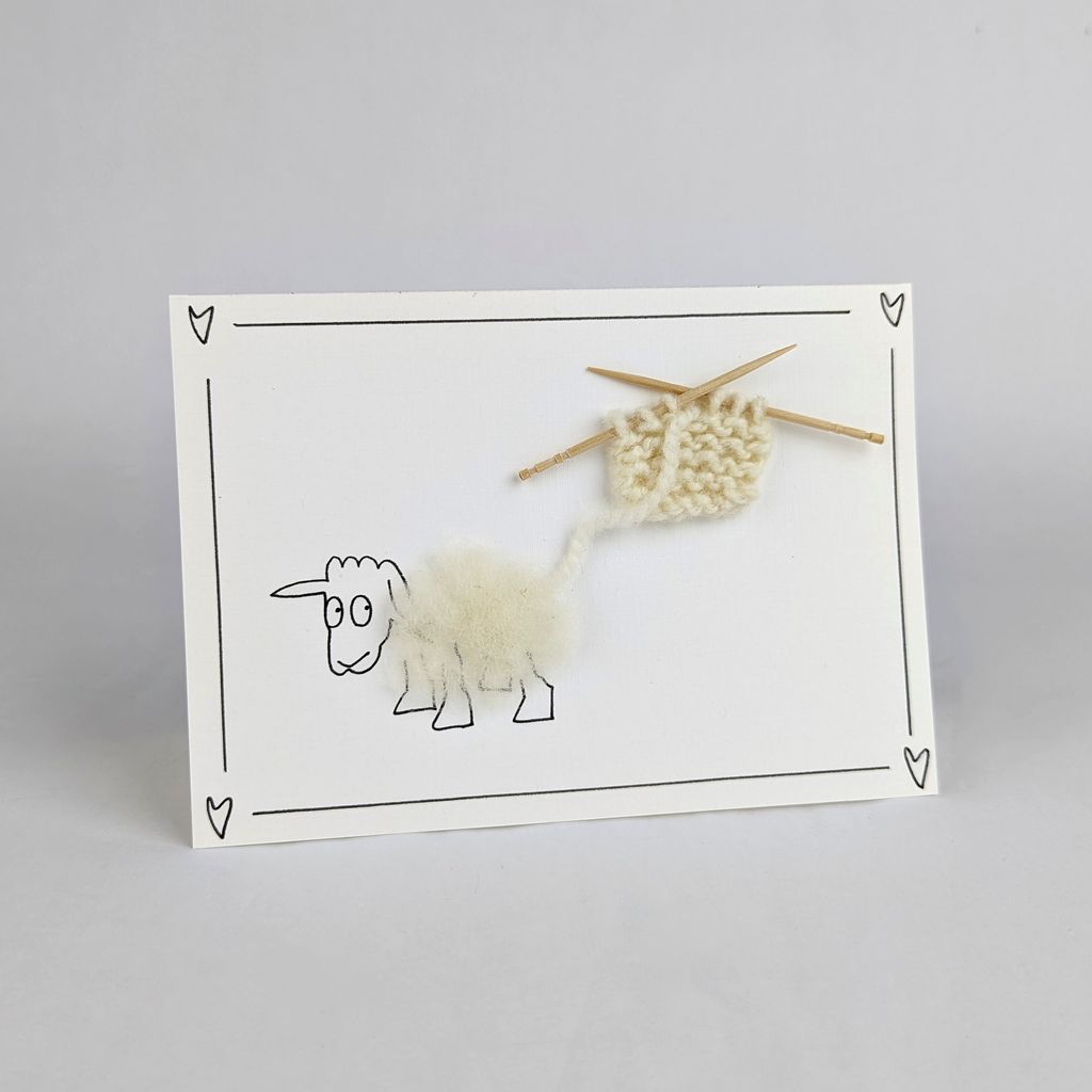 White Sheep Card