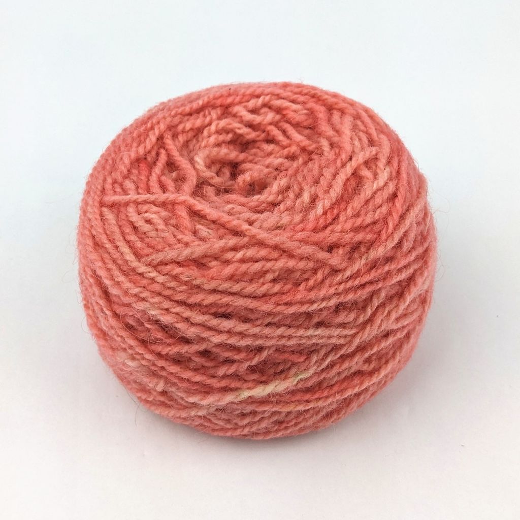 Variegated Wool Yarn - Peach