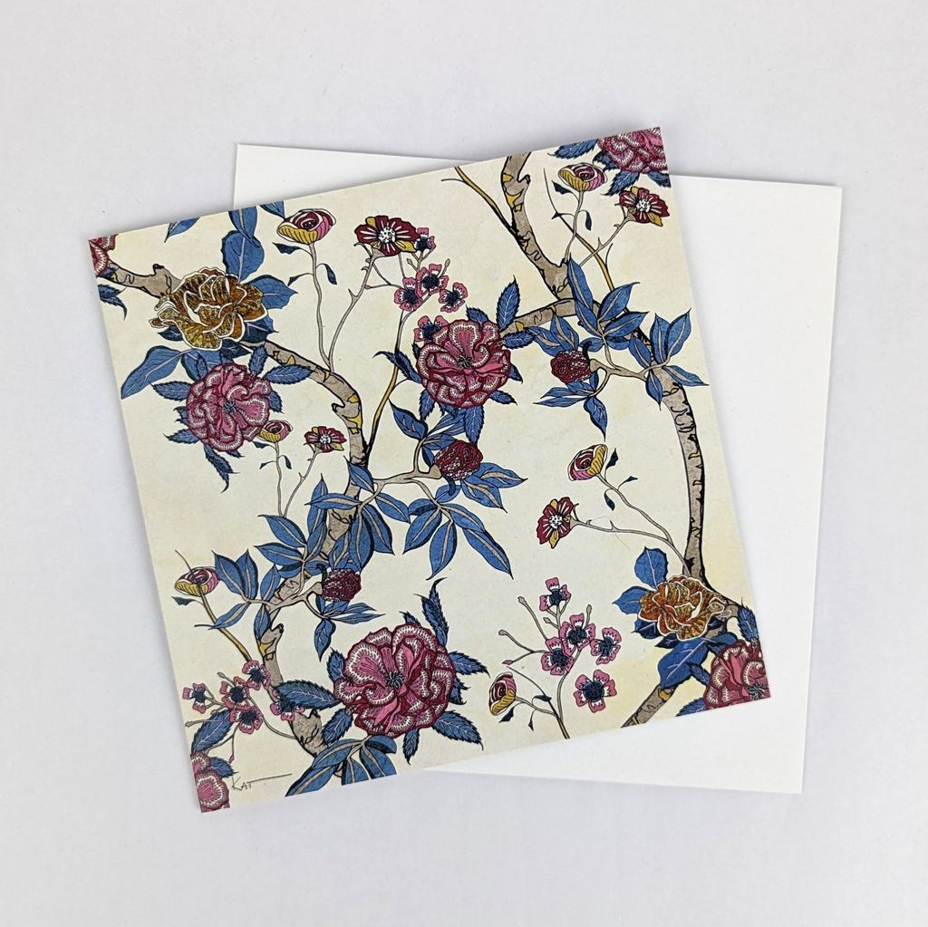 18th Century Rose Card