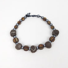 Load image into Gallery viewer, Wool/Bead Necklace AF
