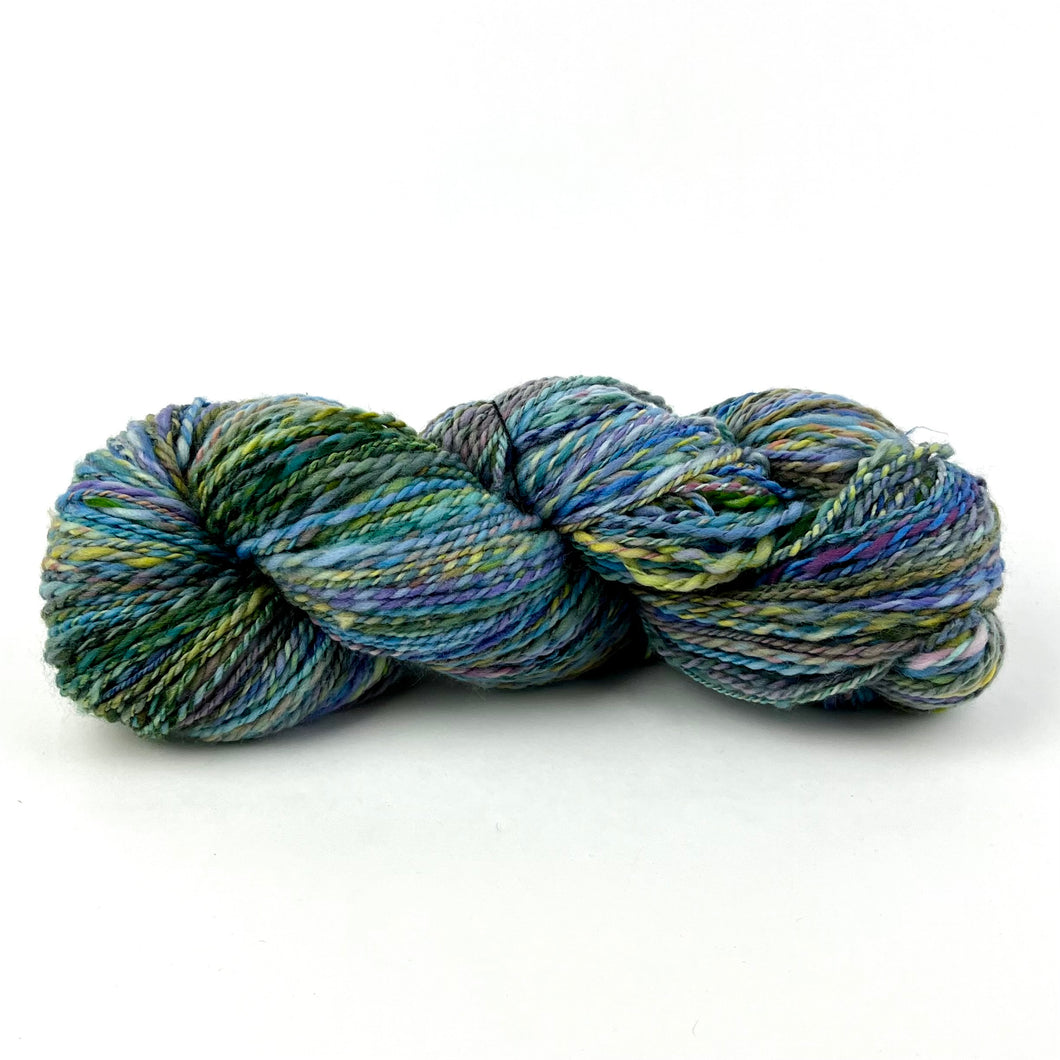 Handspun Wool Yarn - Risa's Lilies