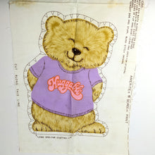 Load image into Gallery viewer, Vintage Hallmark Doll Fabric Panel - Lovable Bear
