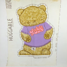 Load image into Gallery viewer, Vintage Hallmark Doll Fabric Panel - Lovable Bear
