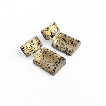 Load image into Gallery viewer, Carole Tanenbaum Gold Lucite Earrings
