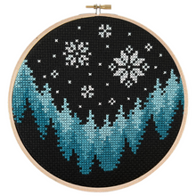 Load image into Gallery viewer, Snowy Woods Cross Stitch Kit

