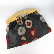 Load image into Gallery viewer, Knitting Bag - Dark Grey Circles
