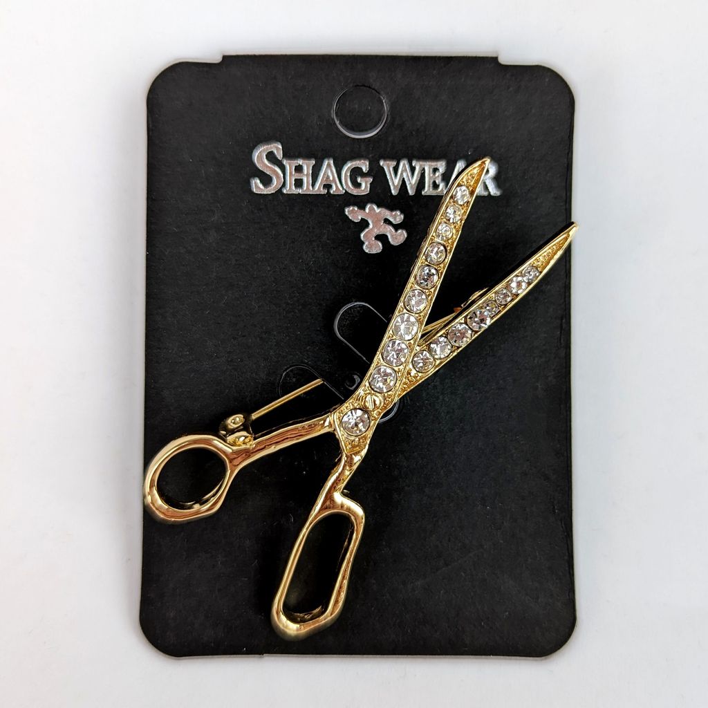 Scissor Brooch