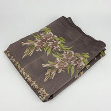 Load image into Gallery viewer, Lightweight Silk Fabric - Floral Dusty Purple
