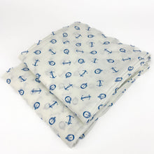 Load image into Gallery viewer, Lightweight Cotton Fabric - Blue Nautical

