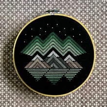 Load image into Gallery viewer, Northern Lights Cross-Stitch Kit
