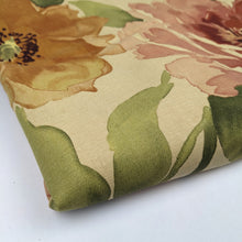 Load image into Gallery viewer, Midweight Cotton Fabric - Watercolour Flower Upholstery

